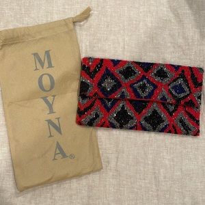 Moyna beaded clutch NWT